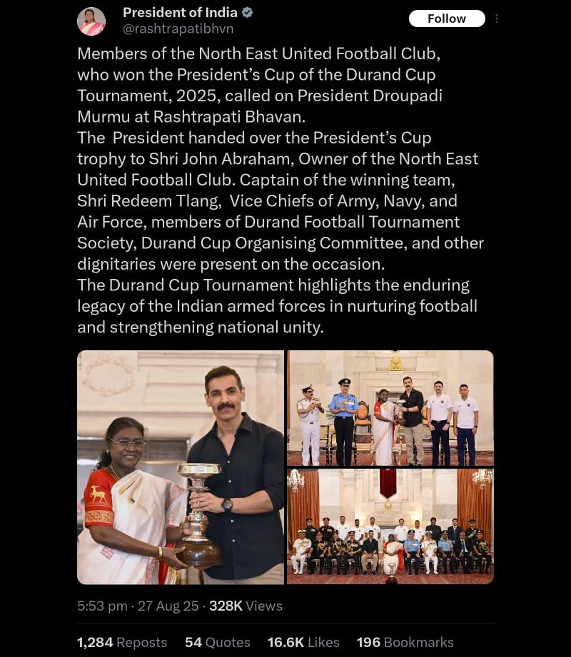 President Murmu’s Encouraging Words