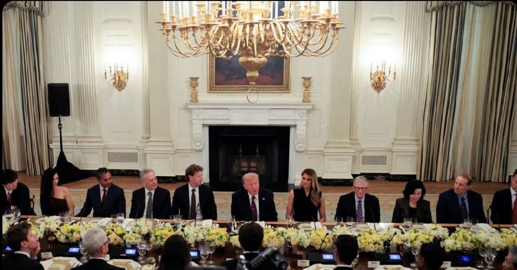 Donald Trump Dines with Tech Giants at White House
