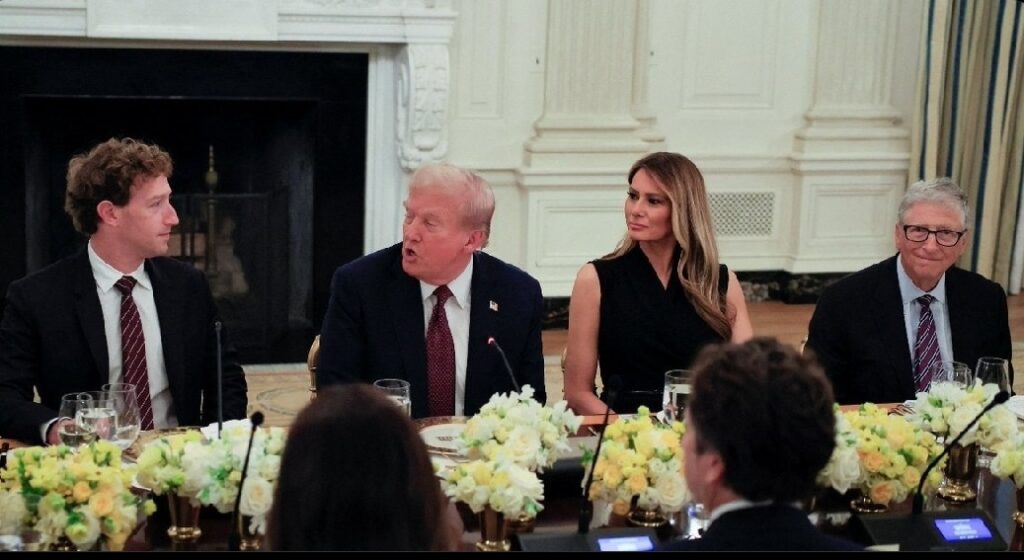 Donald Trump Dines with Tech Giants at White House—Musk’s Absence Raises Eyebrows