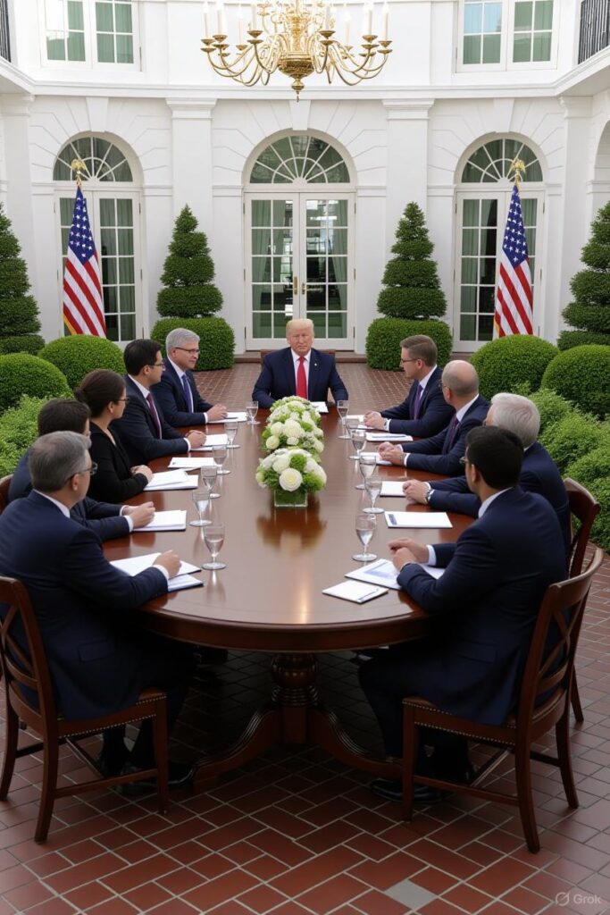Donald Trump Dines with Tech Giants at White House