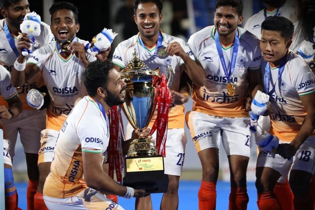 India Defeat Korea 4-1 to Win Asia Cup Hockey