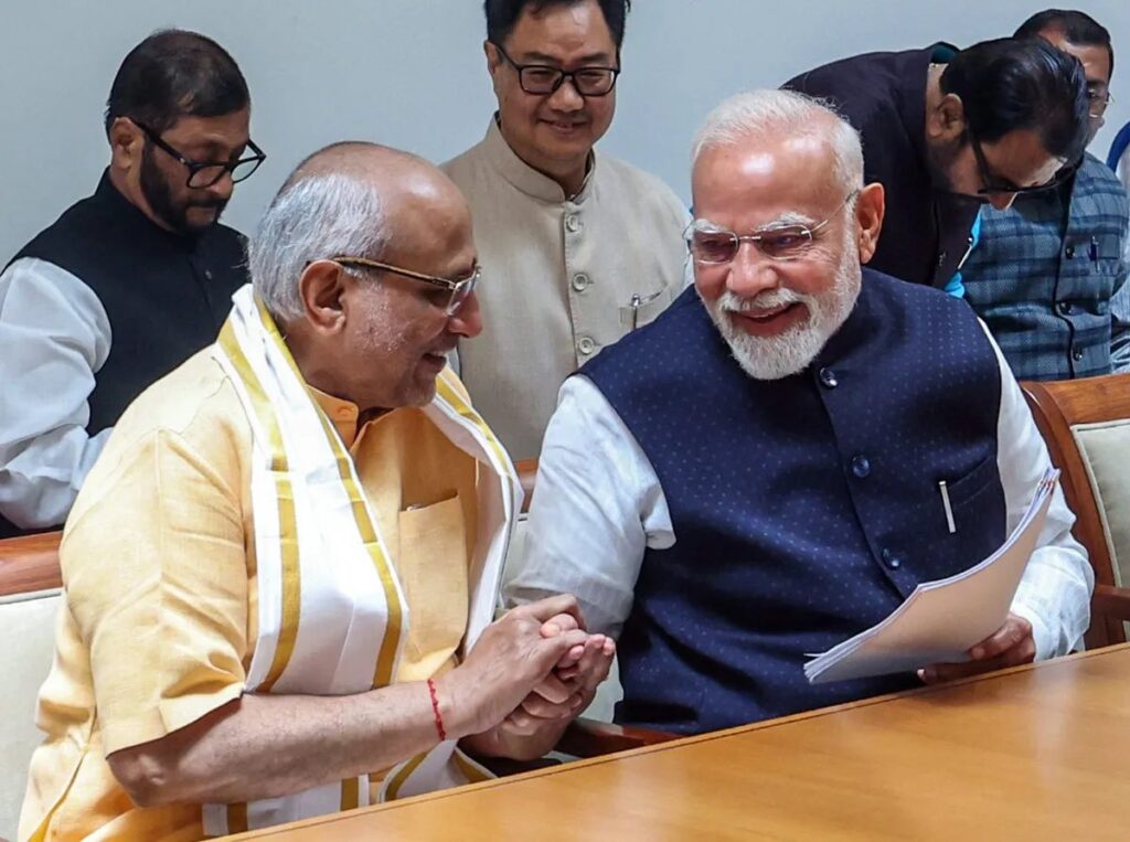 CP Radhakrishnan And PM Modi