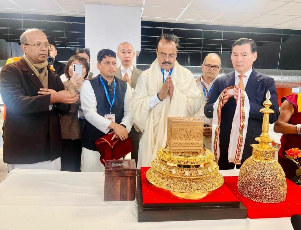India Makes History: Sacred Relics of Buddha Sent to Russia’s Kalmykia for the First Time