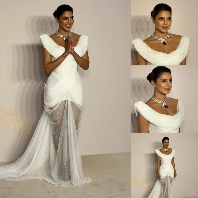 Bollywood Stars Priyanka ChopraSparkle at Bvlgari’s Serpentine Infinito Gala in Mumbai