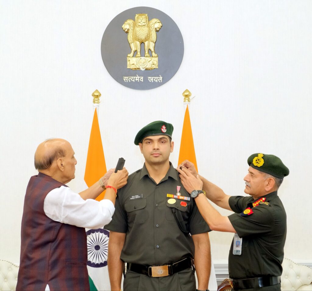 Neeraj Chopra Conferred with Honorary Rank of Lieutenant Colonel