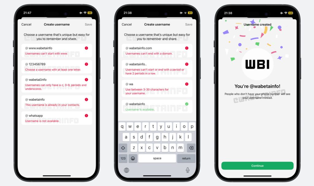 Whatsapp Username Update