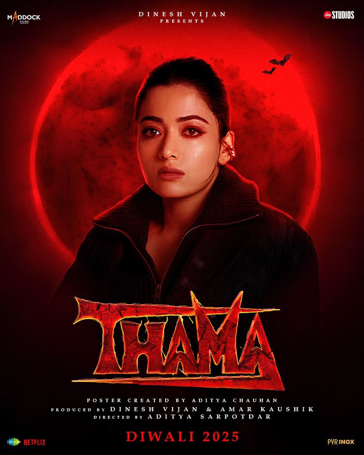 Thama Movie Poster - Rashmika Mandanna