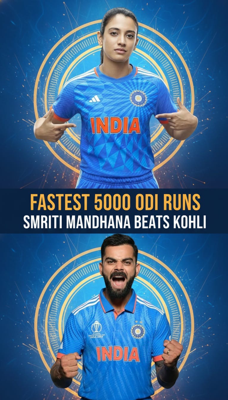 Smriti Mandana and Virat Kohli